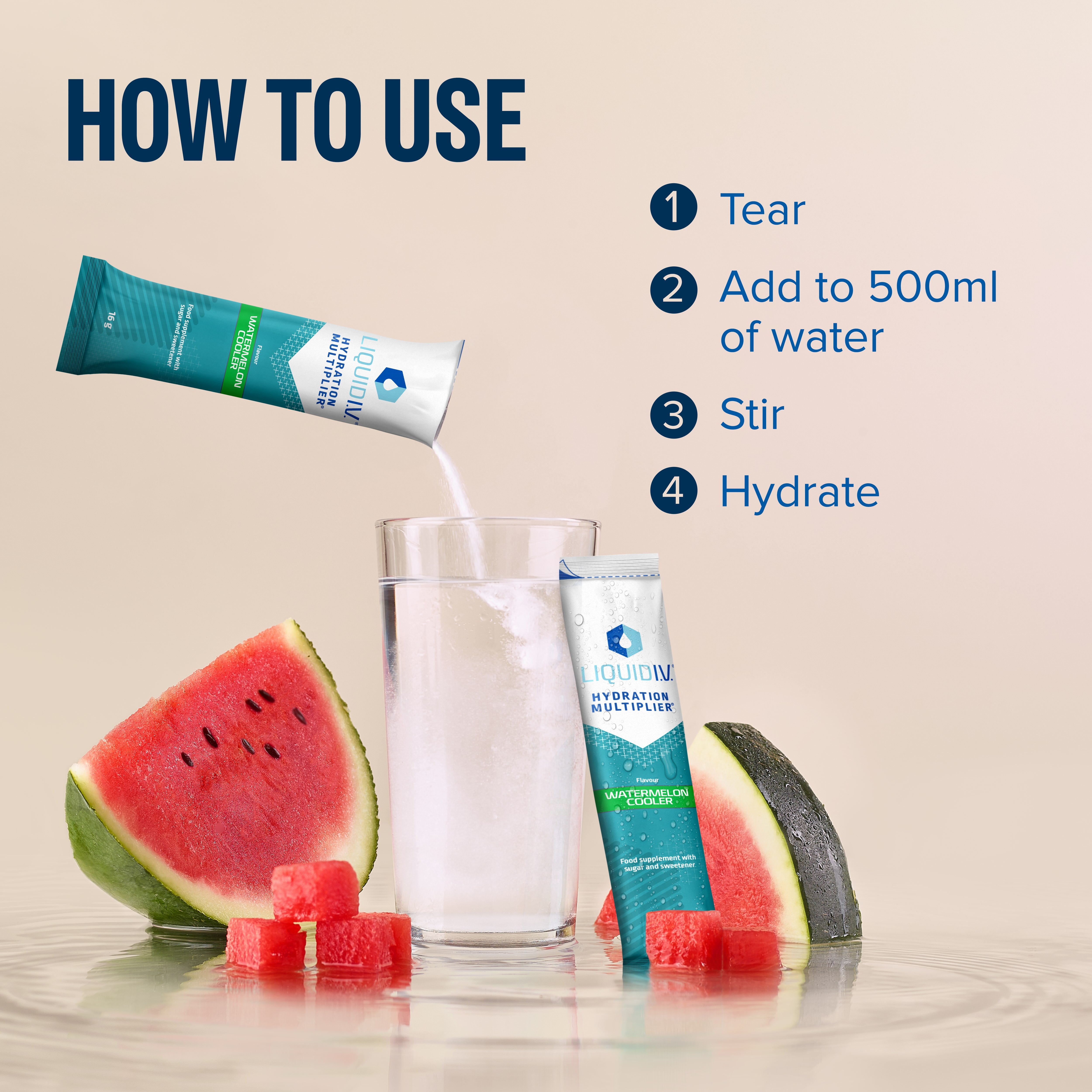 Hydration Multiplier® Watermelon Cooler (16 Sticks)