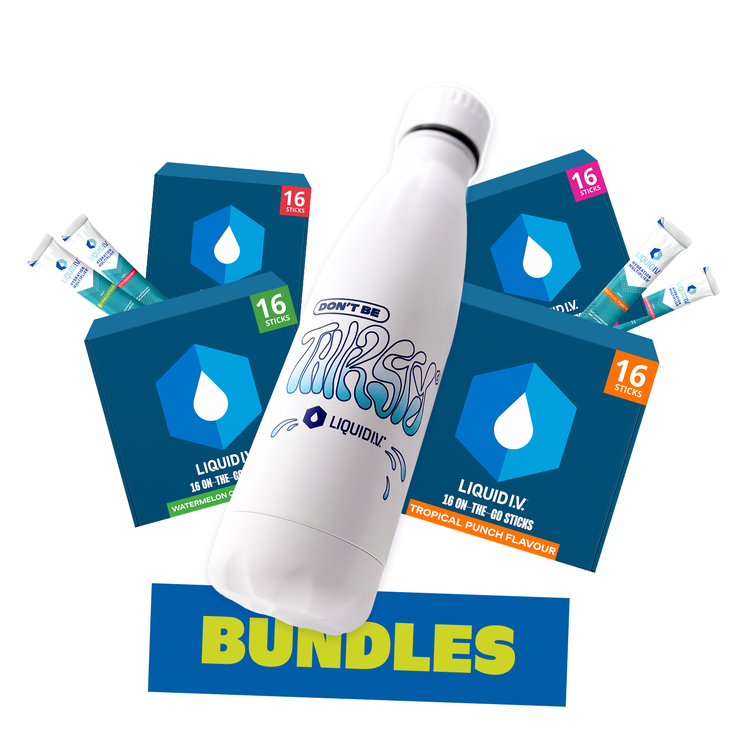 Stainless Steel Water Bottle 790ml – Flavour Bundle Collection