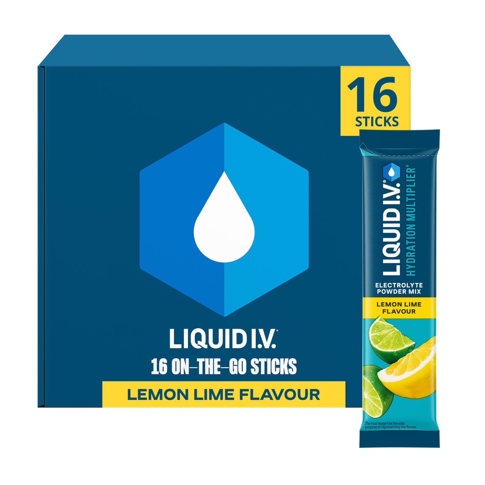 Hydrate - Legendary Series Stick Packs, Lemon Lime - 10 x 9g main image 1